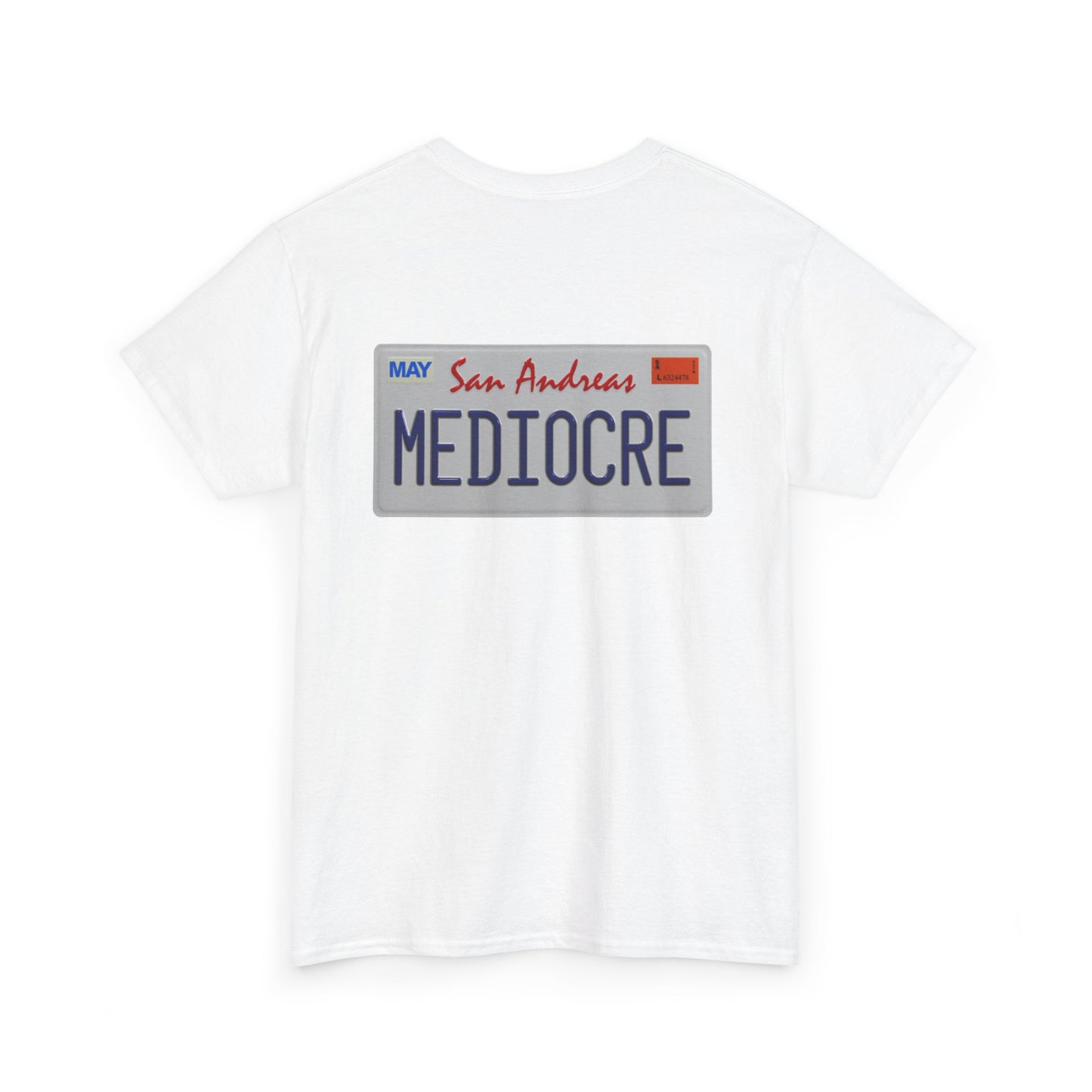 SAN ANDREAS MEDIOCRE TEE | B/W